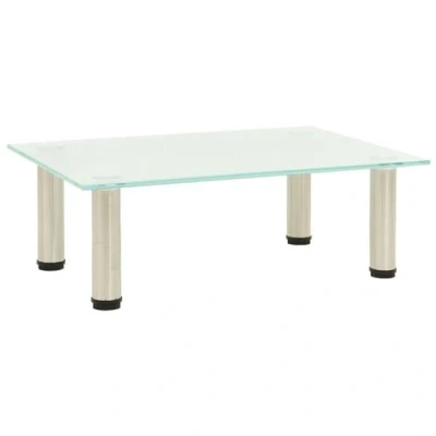 Afbeelding van vidaXL Tv meubel 40x35x17 cm gehard glas mat