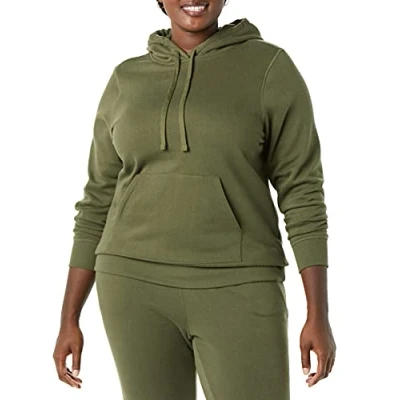 Image de Amazon Essentials Sweat à capuche en polaire (disponible grande taille) Women&#039;s, Vert Olive, XL