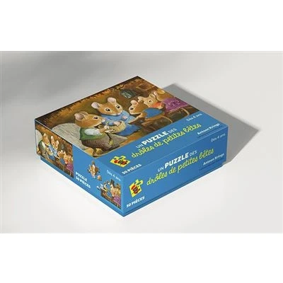 Image de Les Drôles de Petites Bêtes Théo le mulot puzzle