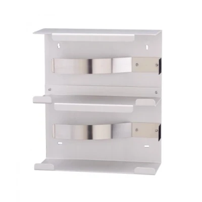 Afbeelding van MediQoline Handschoendispenser Duo aluminium