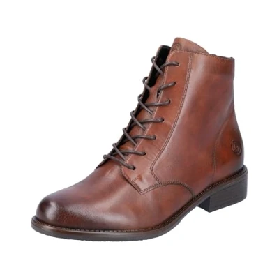 Afbeelding van Remonte Veterboots, Dames, Maat: 41, Braun Leer