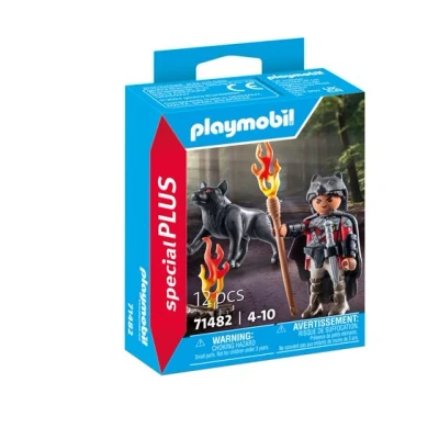 Afbeelding van Playmobil Specials Krijger met Wolf 71482