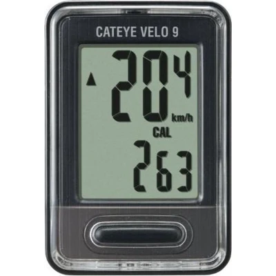 Afbeelding van CatEye Velo 9 Fietscomputer CC VL820 Zwart