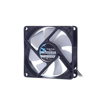 Afbeelding van Fractal Design Silent Series R3 80 mm PC ventilator Zwart, Wit (b x h d) 25