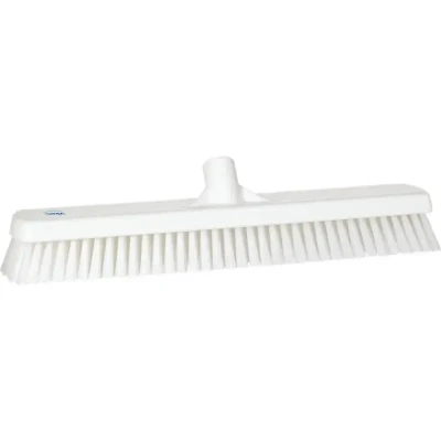 Afbeelding van Vikan Scrubbers Tough Wide Floor Scrubber Polyester Fiber, Hard 470x80x115mm Fiber length: 43mm White