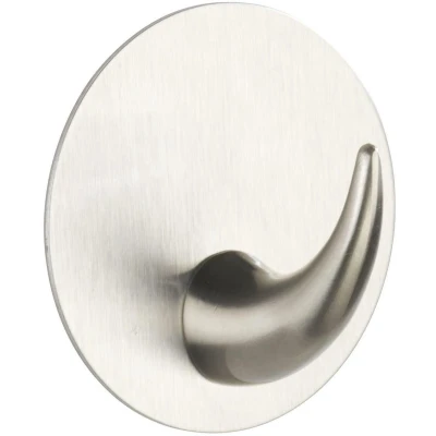 Afbeelding van Wenko Wandhaak Lueca 5,4 Cm Rvs Matzilver