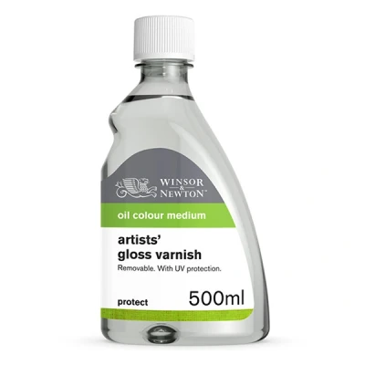 Image de Winsor &amp; Newton vernis brillant pour peinture à l&#039;huile (500 ml)