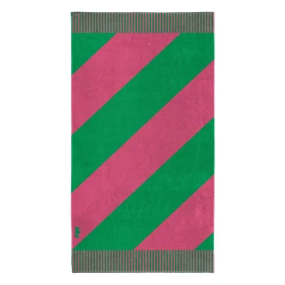 Afbeelding van Seahorse Colorblock Stripe Strandlaken 100x180 cm Roze