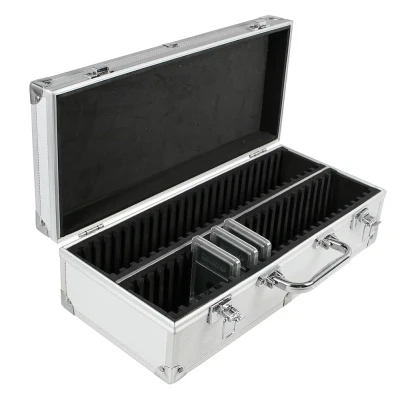 Afbeelding van Safe Safe, Koffer, Alu geschikt voor: Slabs capsules 60x85 mm. (50 st.) 370x160x110 per st.