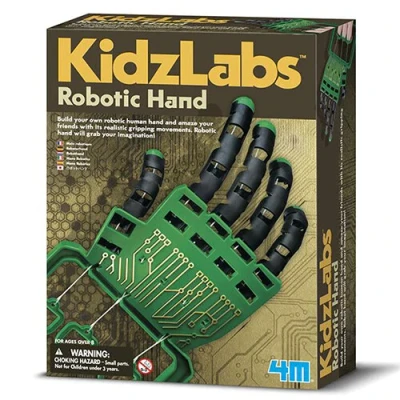 Afbeelding van 4m kidzlabs bouwset robothand 16 delig