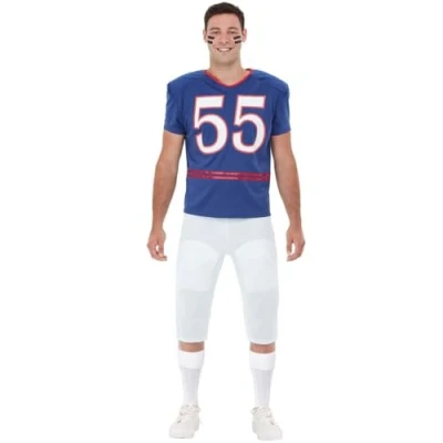 Afbeelding van FUNIDELIA American Football kostuum voor mannen Maat: XXL Blauw