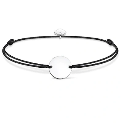 Afbeelding van Thomas Sabo Damen Armband 925er Silber One Size Schwarz 32002487