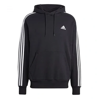 Afbeelding van adidas Sportswear Essentials French Terry 3 Stripes Hoodie Heren Zwart L