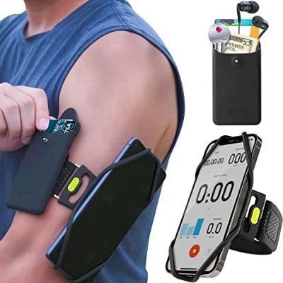Afbeelding van 【Bon】 Beschermhoes voor mobiele telefoon, sport, joggen + sporttas, universeel accessoire joggingband, telefoonband, telefoonhouder, sportarmband iPhone
