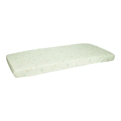 Afbeelding van Little Dutch Hoeslaken Wieg Farm Olive