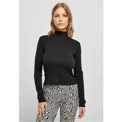 Afbeelding van Urban Classics BACK CUT OUT Longsleeve Longsleeve, Dames, Maat: 5XL, Black