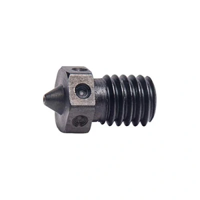 Afbeelding van 1 x 0,4 mm gehard stalen mondstuk M6 voor V6 Hotend Prusa druk PEI PEEK of koolstofvezel filament (1 mm)