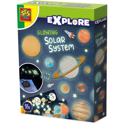 Afbeelding van SES Explore Glowing zonnestelsel glow in the dark planeten en sterren