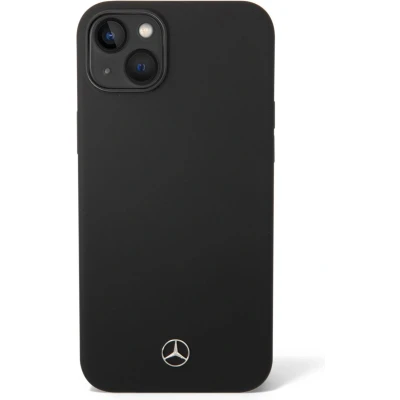 Afbeelding van Mercedes Benz Silicone Back Cover Smartphonehoesje voor Apple iPhone 14 Plus Bescherm je Telefoon Zwart