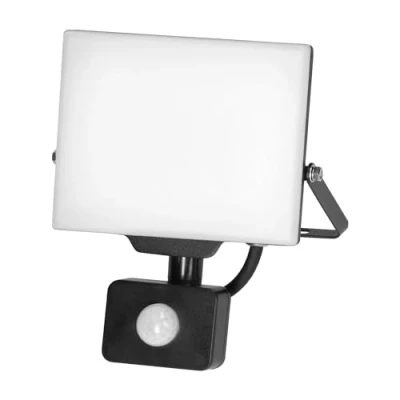 Afbeelding van MIRATIC led spot voor buiten, bewegingsmelder, zonder frame, waterdicht, IP65, buitenlamp, 4000 K, van aluminium en polycarbonaat, met bewegingssensor (30 W, 2400 lm)