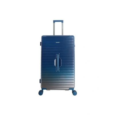 Image de Saxoline Blue Elite Trunk Valise de voyage 77 cm Grande 8 Roues