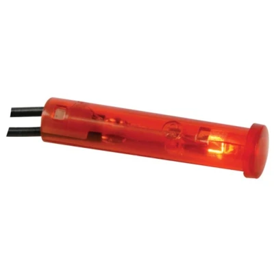 Afbeelding van Ronde 7mm Signaallamp 24V Rood