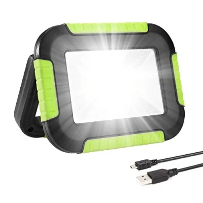 Afbeelding van LE Lighting EVER Draagbare led spot, 10 W, 1000 lm, oplaadbare 3 helderheidsmodi, duurzaam, voor kamperen, knutselen, bouwplaats enz., koud wit