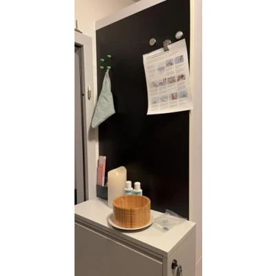 Afbeelding van Magneetbordfolie, kleur: zwart, 40 maten, hoogwaardig schrijven, afwasbaar, magnetisch, 70 x cm