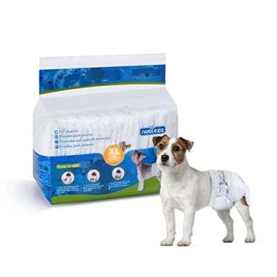 Afbeelding van Nobleza 48KHD Wegwerp Hondenluiers XL L52.5 x 35 cm 12 stuks