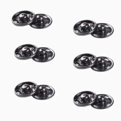 Afbeelding van Snap Buttons, 6 Sets Drukknopen, Patch Drukknoppen, 15mm Metalen voor DIY, Craft, Reparation