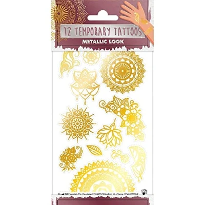 Afbeelding van Funny Products Tattoos Metallic Summer II (Mehndi)