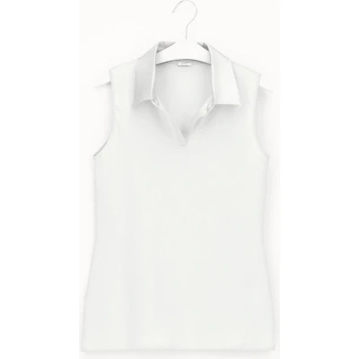 Afbeelding van Oroblu Polo Perfect Line Cotton American Wit XL