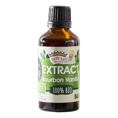 Image de BIO Extrait naturel de vanille bourbon Madagascar/ liquide vanilla/ Bouteille en verre pour une meilleure qualité x 50 ml Royal Brand
