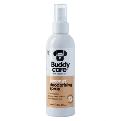Afbeelding van Buddycare Deodorantspray voor honden Coco verfrissende deodorant spray aloë vera en vitamine B5 Pro 200 ml (1 stuk)