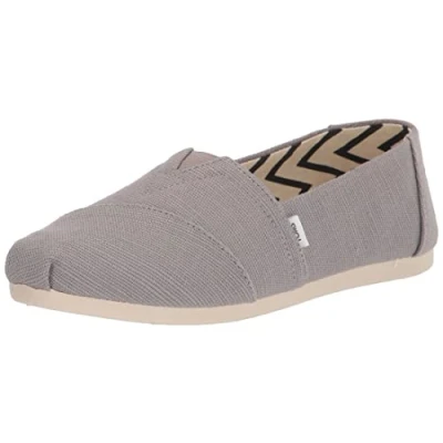 Afbeelding van TOMS Alpargata Instappers, Dames, Maat: 43.5, Grey Textiel