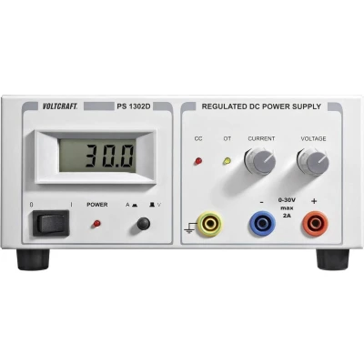 Afbeelding van VOLTCRAFT PS 1302 D Labvoeding, regelbaar 0 30 V/DC 2 A 60 W Aantal uitgangen: 1 x