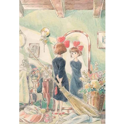 Afbeelding van Ghibli Kiki&#039;s Vliegende Koeriersdienst Kiki Softcover Flexi Journal