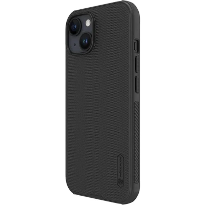 Afbeelding van Nillkin Super Frosted Shield Hoesje Geschikt voor Apple iPhone 15 Back Cover Zwart