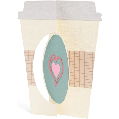 Afbeelding van Sizzix Thinlits Die Set 8PK Card Café 666125 Jen Long (01 23)