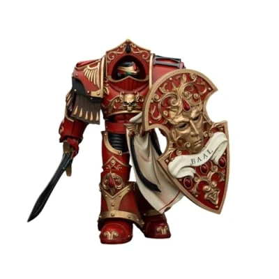 Afbeelding van Joy Toy (CN) Warhammer The Horus Heresy Action Figure 1/18 Blood Angels Crimson Paladins Squad Paladin 2 14 cm Figuur