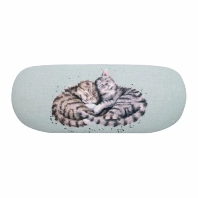 Afbeelding van Brillenkoker Wrendale &#039;Sweet Dreams&#039; Cat Glasses Case Brillenhoes Kat