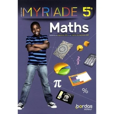 Image de Myriade Maths 5e 2021 Manuel élève