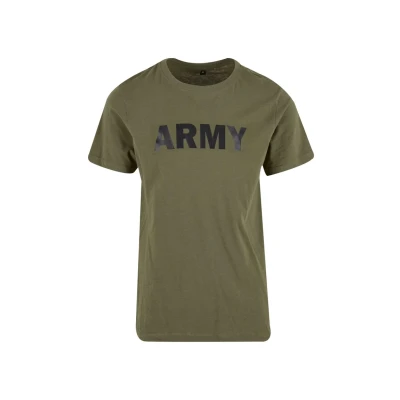Afbeelding van Brandit ARMY Tshirt print, Heren, Maat: Medium, Olive