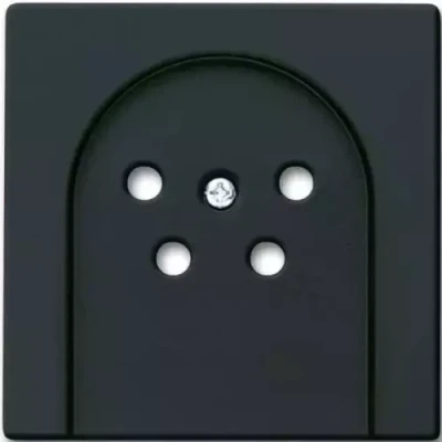 Afbeelding van Busch Jaeger Future Linear centraalplaat KPN / PTT MAT Zwart 2767 885 503