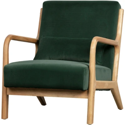 Afbeelding van Woood Fauteuil Mark Flesgroen Groen 75,00cm x 82,00cm 67,00cm
