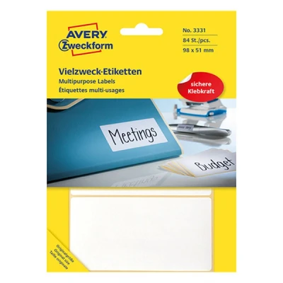 Image de Avery Multi Purpose Labels 3331 étiquettes 84 unités