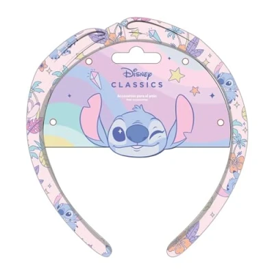 Afbeelding van hoofdband Stitch Lila