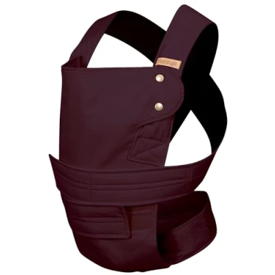 Afbeelding van Marsupi Classic Berry maat S/M taille 65 100 cm draagzak baby