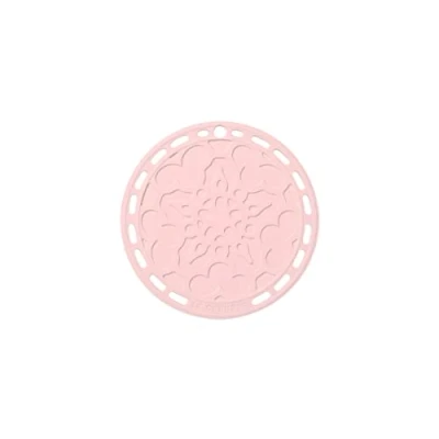 Image de Le Creuset Dessous de Plat, Silicone, Résistant Jusqu&#039;à 250C, Ø 20 cm, Shell Pink, 93007300231000