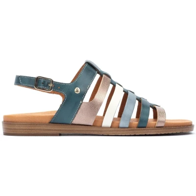Afbeelding van Pikolinos Formentera dames sandaal blauw maat 35 (EU) 2 (UK)